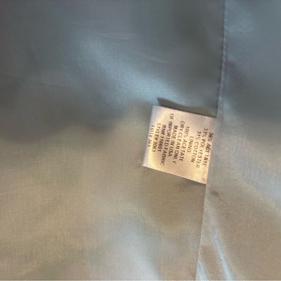 Bigio Collection sz 4 aquamarine minty Green Floral Mod Dress Peter Pan Collar - Picture 9 of 16